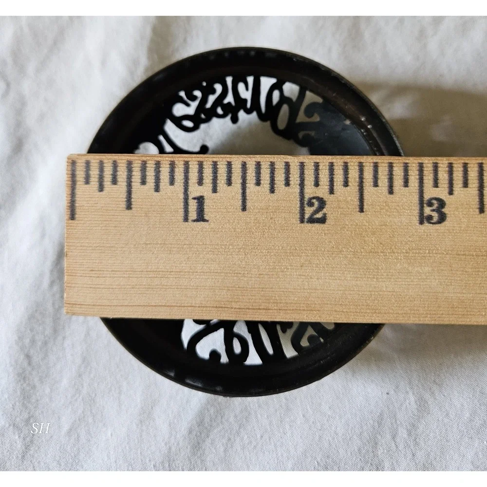 Seasons Blessings Candle Topper Bronze Tone Metal Harvest‎ Fall Candle Ring